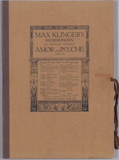 Cupid ja Psyche [Opus Vb] tekijältä Max Klinger