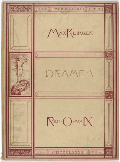 Draama: VI-aiheet X-arkeissa. Etsaus Opus IX tekijältä Max Klinger
