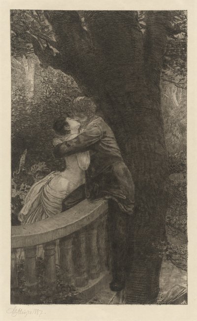 Park Im Parkissa: pl.4, 1878. tekijältä Max Klinger