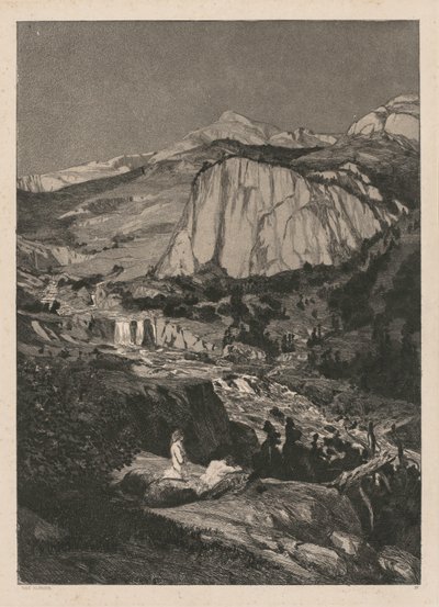 Intermezzo: Moonlit Night Opus IV, 5, 1881. tekijältä Max Klinger