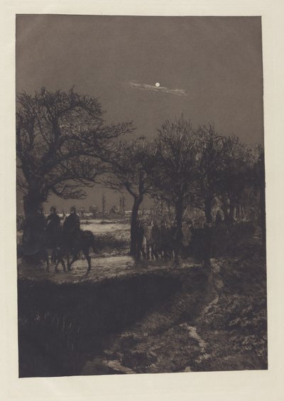 Märztage III Maaliskuun päivät III, 1883. tekijältä Max Klinger