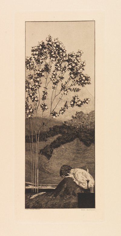 Opus VI, Parafraasista hansikkaiden löytämisestä, 1881. tekijältä Max Klinger
