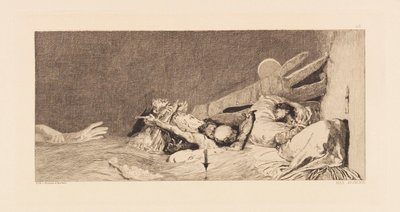 Opus VI, Parafraasista hansikkaiden löytämisestä, 1881. tekijältä Max Klinger