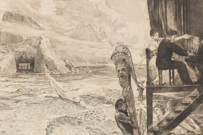 Opus XII, Brahmsin fantasia, 1894. tekijältä Max Klinger