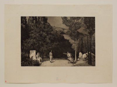 Pyramus ja Thisbe III tekijältä Max Klinger
