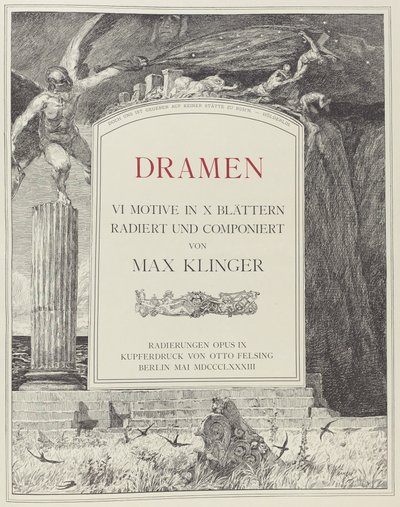 Nimilehti tekijältä Max Klinger