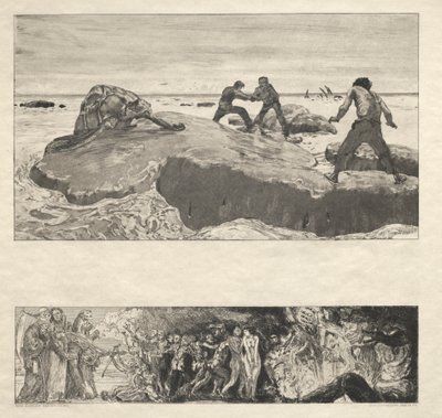 Vom Tode I, (Opus II, 1889) Nro. 2 tekijältä Max Klinger