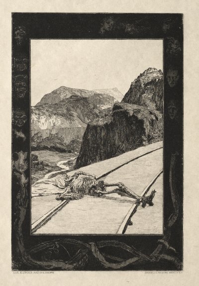 Vom Tode I, (Opus II, 1889) Nro. 8 tekijältä Max Klinger