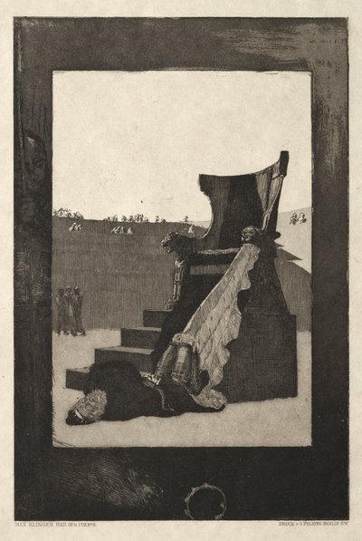 Vom Tode I, Opus II, 1889 6. tekijältä Max Klinger