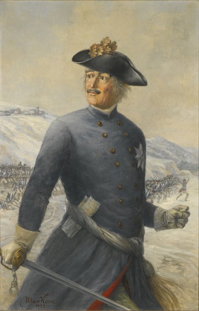 Leopold I, Anhalt-Dessaun prinssi 1676-1747, marsalkka Preussin armeijassa tekijältä Max Korn