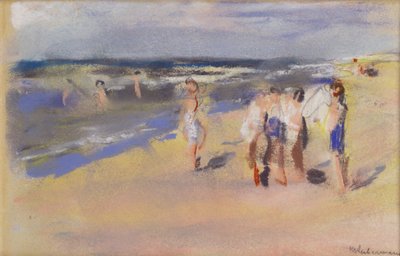 Ranta, n. 1910 (liitupiirros) tekijältä Max Liebermann