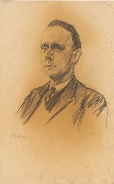 Professori Werner Jägerin muotokuva tekijältä Max Liebermann