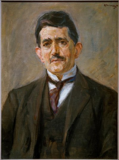Kustantaja Bruno Cassirerin muotokuva tekijältä Max Liebermann