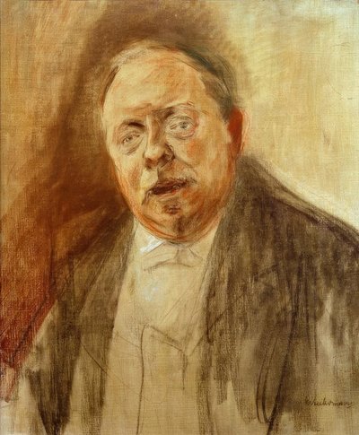Muotokuvatutkimus Paroni Alfred von Berger tekijältä Max Liebermann