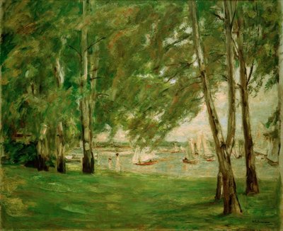Koivuja Wannseen rannalla itään päin tekijältä Max Liebermann