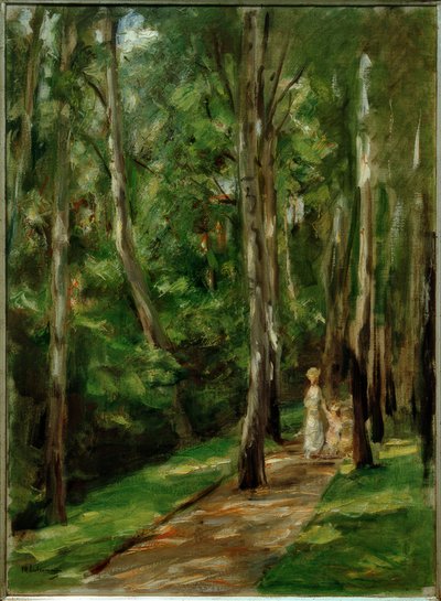 Birkenweg Wannsee nach Westenissä tekijältä Max Liebermann