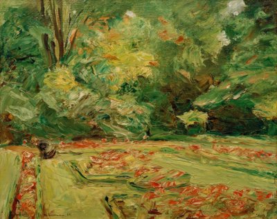 Kukkaterassi Wannsee Gardenissa pohjoisessa tekijältä Max Liebermann