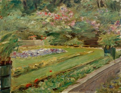 Kukkaterassi Wannseen puutarhassa luoteeseen tekijältä Max Liebermann