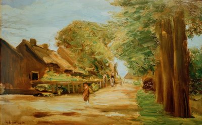 Kyläkatu Larenissa tekijältä Max Liebermann