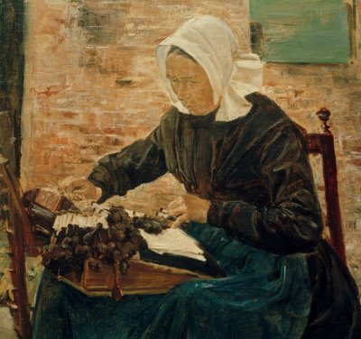 Hollantilainen nypläyspitsin tekijä tekijältä Max Liebermann