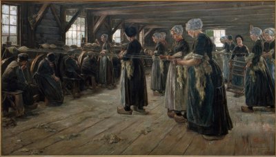Flachsscheuer Larenissa tekijältä Max Liebermann