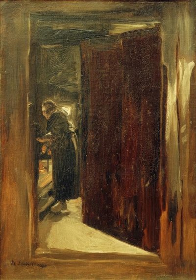 Frau in der Küche – Durchblick tekijältä Max Liebermann