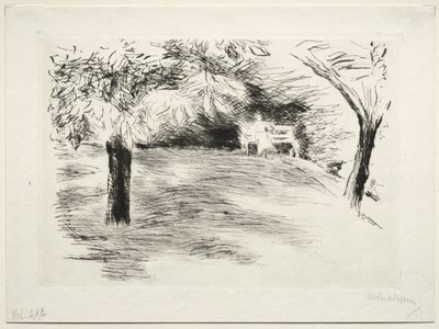 Puutarha Wannsee, Saksa. tekijältä Max Liebermann