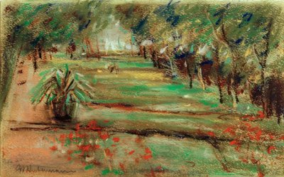 Puutarha Wannseen alueella tekijältä Max Liebermann