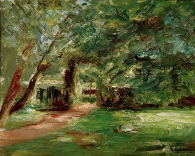Pensaspuutarha Wannseessa tekijältä Max Liebermann