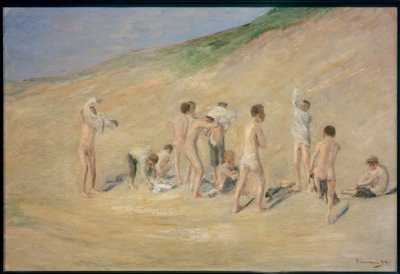 Pojat kylvyn jälkeen tekijältä Max Liebermann