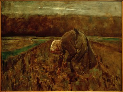 Perunan keräilijä tekijältä Max Liebermann