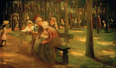 Nanny ja bonnen eläintarhassa tekijältä Max Liebermann
