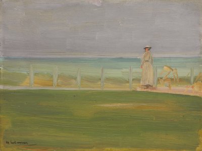 Lady at the Beach, 1901 tekijältä Max Liebermann