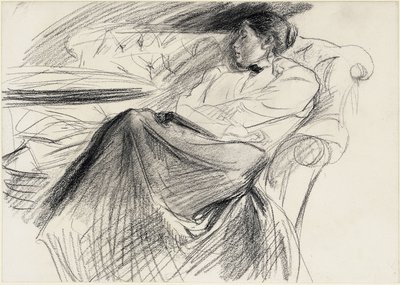 Nukkuva Martha Liebermann tekijältä Max Liebermann