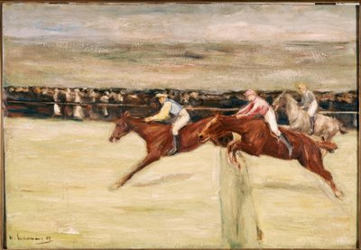 Pferderennen in den Cascinen tekijältä Max Liebermann