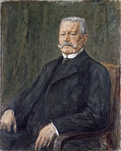 Paul von Hindenburgin muotokuva tekijältä Max Liebermann