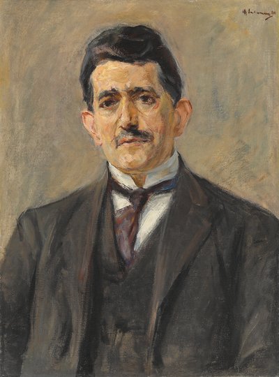 Kustantaja Bruno Cassirerin muotokuva, 1921 tekijältä Max Liebermann