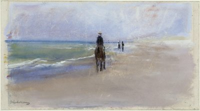 Ratsastaja rannalla tekijältä Max Liebermann