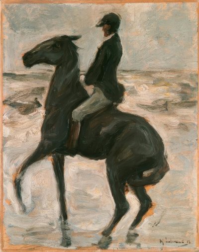 Reiter nach links am Strand tekijältä Max Liebermann