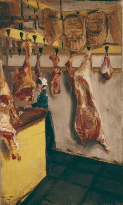 Schlächterladen Dordrechtissa tekijältä Max Liebermann