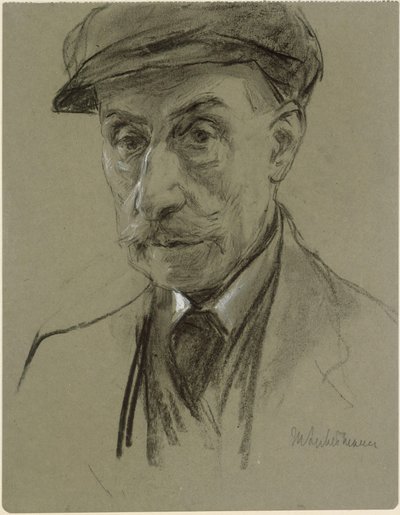 Omakuva lakki päässä tekijältä Max Liebermann