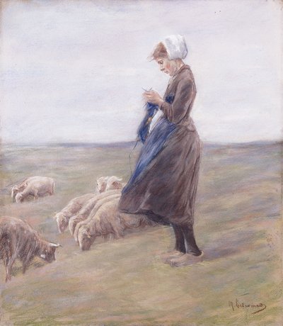 paimen Paimentar, 1887 tekijältä Max Liebermann