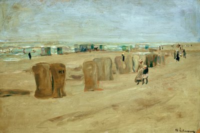 Strandbild in Noordwijk tekijältä Max Liebermann