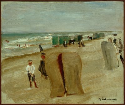 Strandszene Noordwijkissa tekijältä Max Liebermann