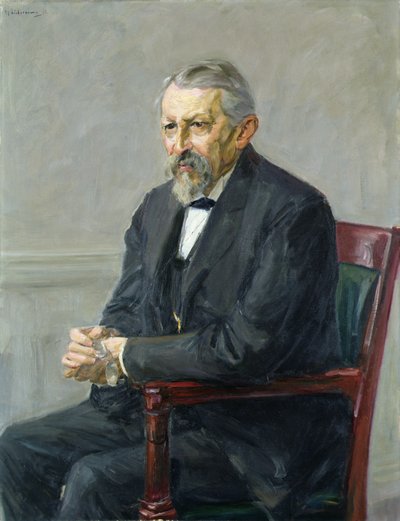 Luonnontutkija, Hermann Strebel (1834-1914) 1905 (öljy kankaalle) tekijältä Max Liebermann