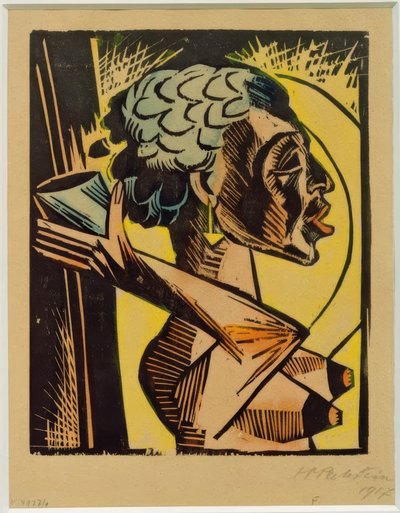 Akt mit Becher tekijältä Max Pechstein