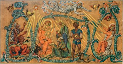 Kolmen kuninkaan palvonta tekijältä Max Pechstein