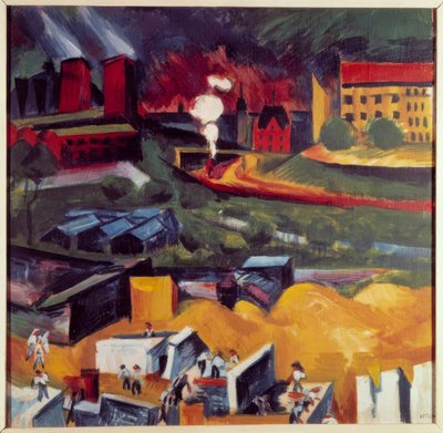 Näkymä Schmargendorfista tekijältä Max Pechstein