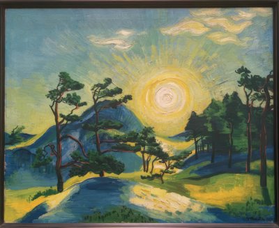 Nouseva aurinko tekijältä Max Pechstein