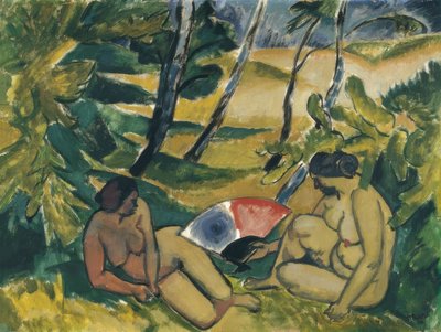 Uimarit, 1912 tekijältä Max Pechstein